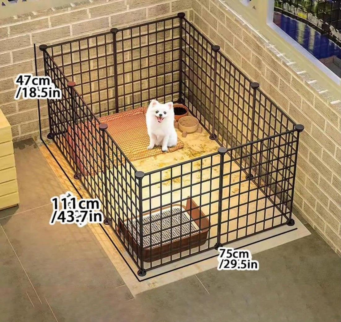 Indoor Dog Fence Gate Cage