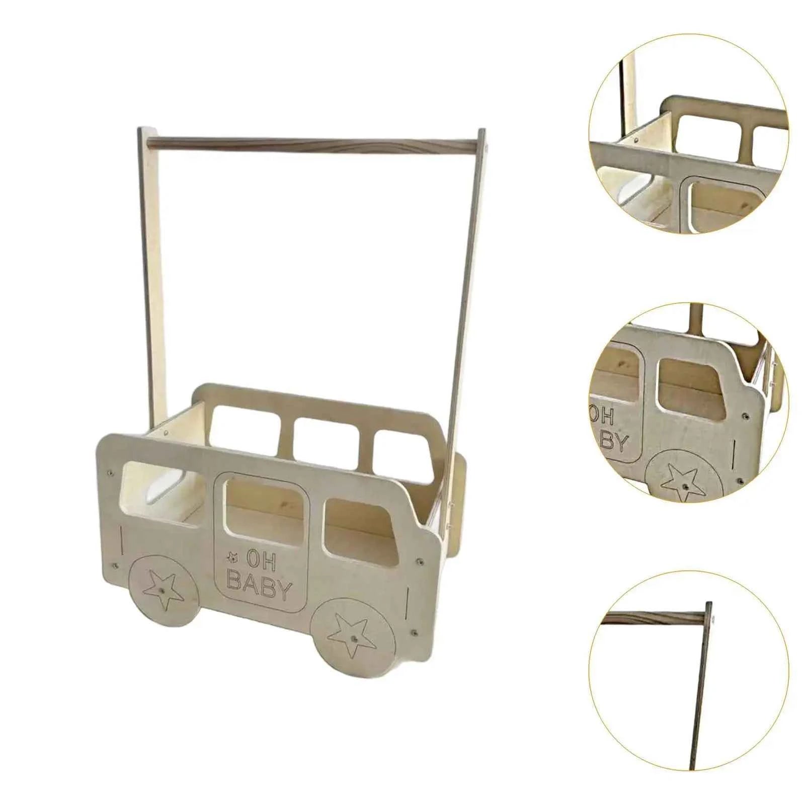Pet Clothes Rack Multifunctional Wooden Simple Baby Shower Basket Pet Hanger Dog Wardrobe for Living Room Shoes Entryway Hats