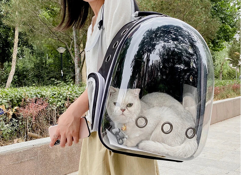 Portable Transport Pet Carrier Space Capsule Bags