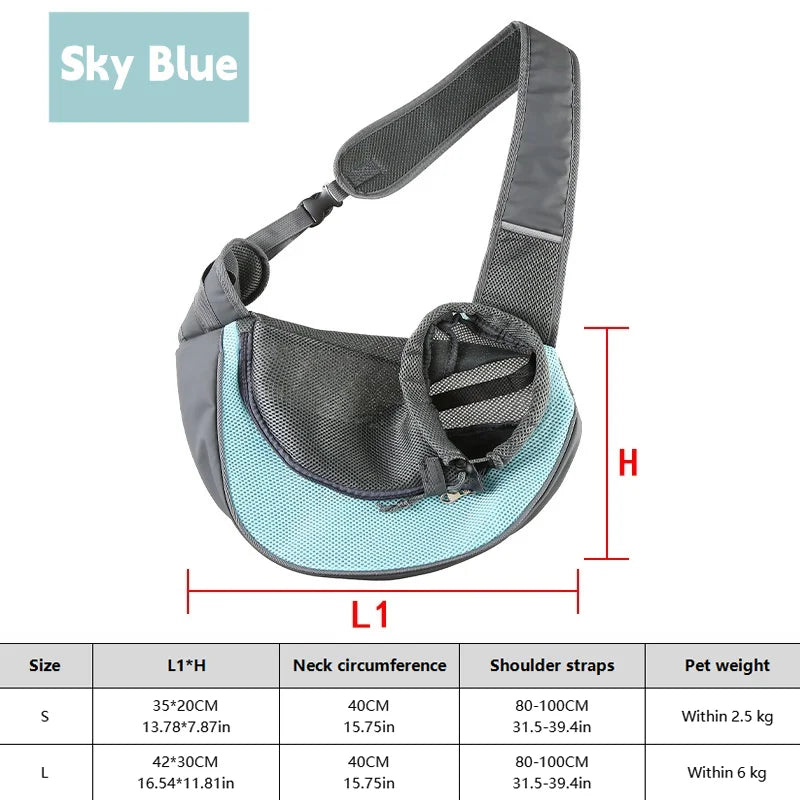 Pet Sling Carrier Crossbody Bag