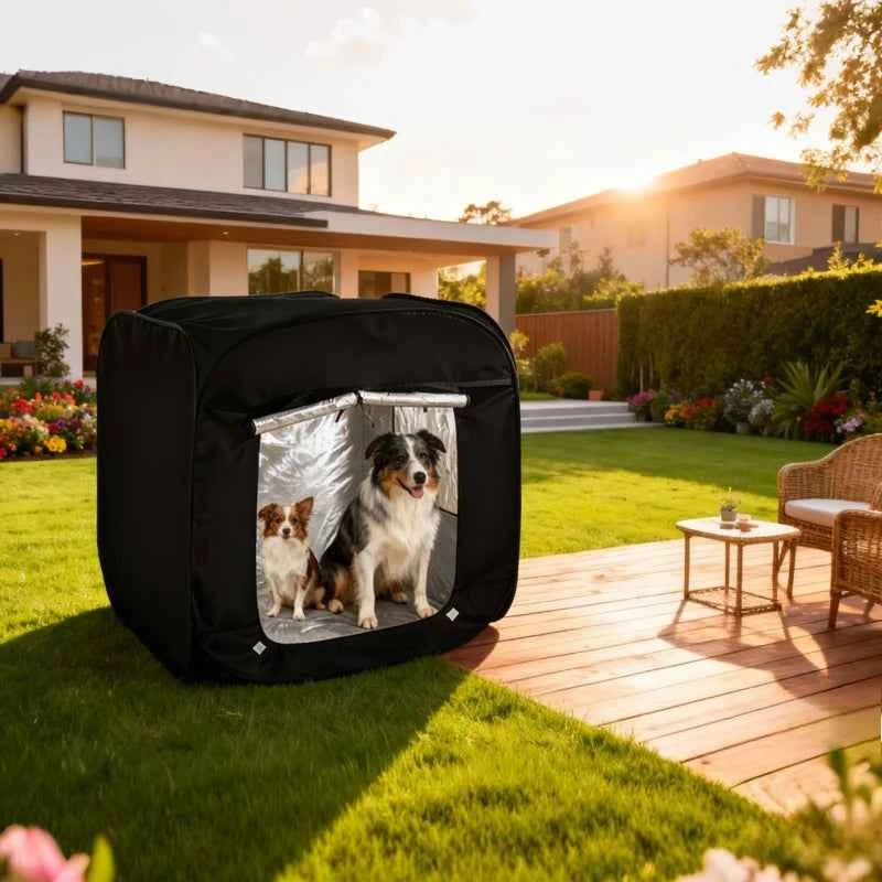 2026 Portable Foldable Extra Large Pet Tent Multi-Functional Outdoor Travel Cage for Cat Dog Easy Operation Pet Shelter Storage