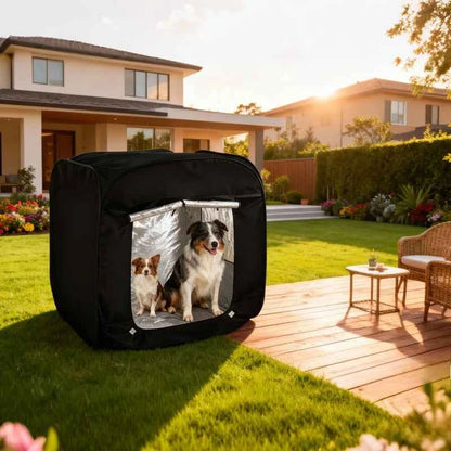2026 Portable Foldable Extra Large Pet Tent Multi-Functional Outdoor Travel Cage for Cat Dog Easy Operation Pet Shelter Storage