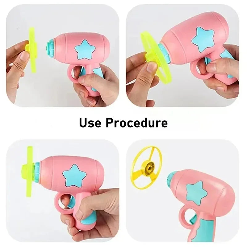 Interactive Flying Disc Launcher Toy