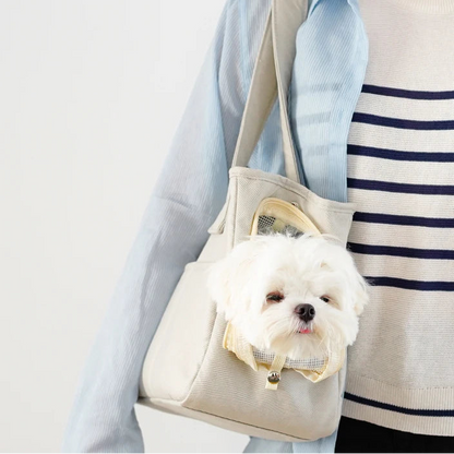 Puppy Go Out Portable Shoulder Handbag