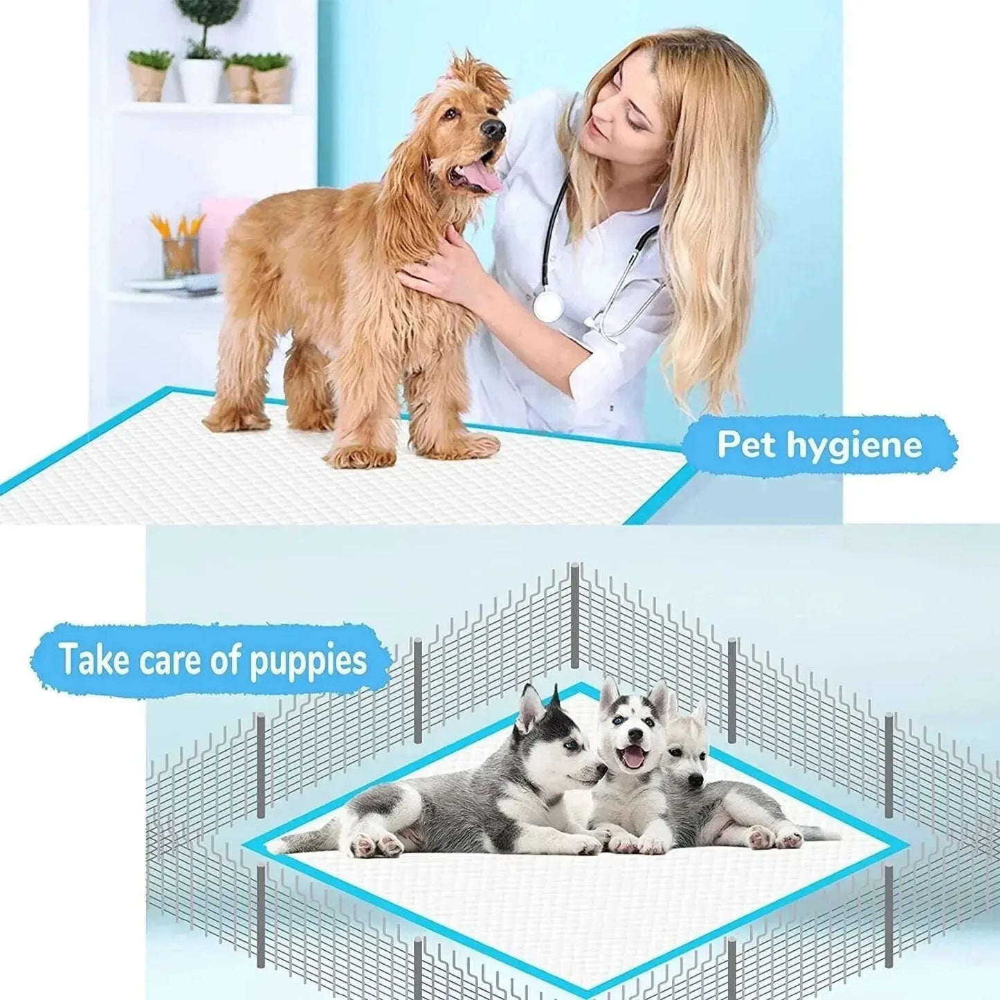 Super Absorbent Pet Diaper Pads