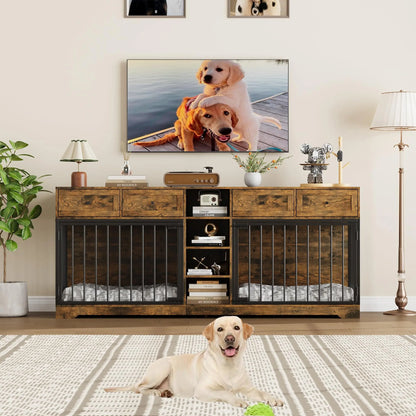 Large Double Dog Crate