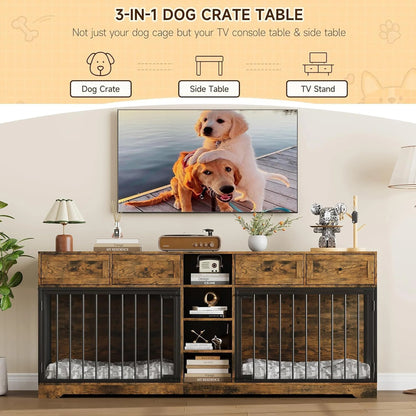 Large Double Dog Crate