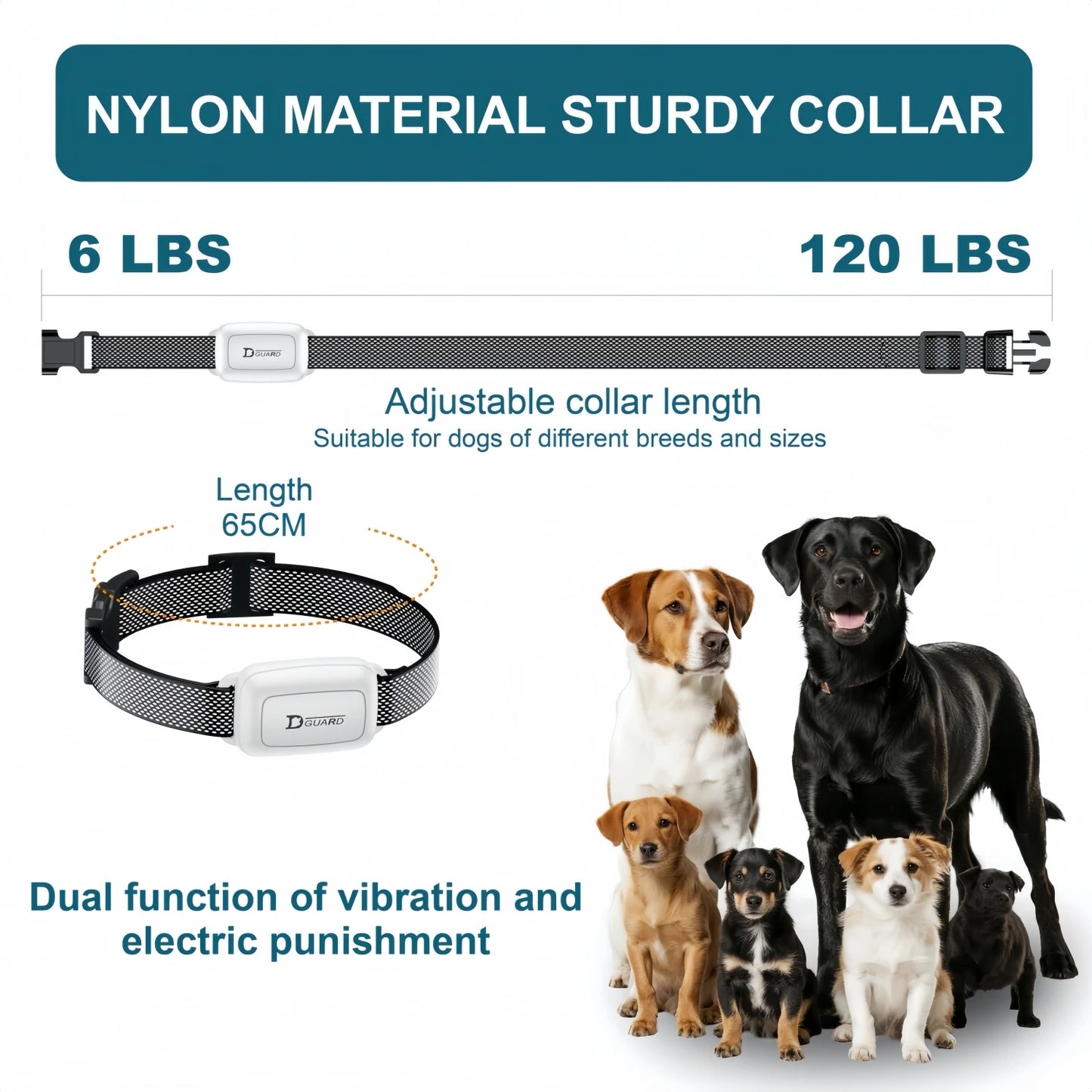 Electric Waterproof Dog Training Bark Collar
