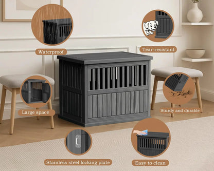 Lockable Dog Kennel Indoor Cage