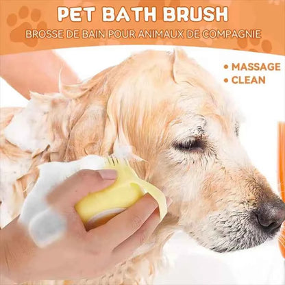 Silicone Dog Bath Massage Gloves Brush.