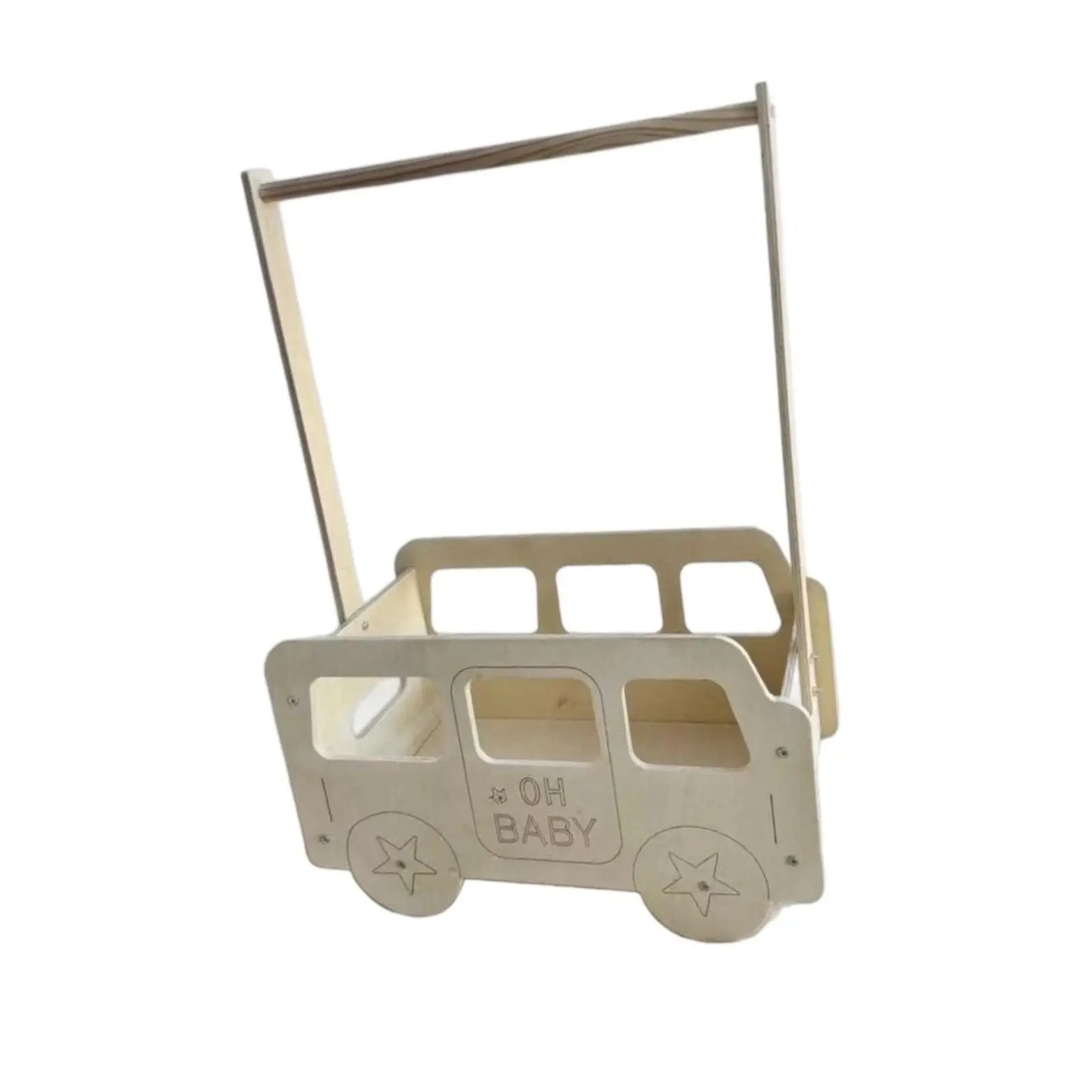 Pet Clothes Rack Multifunctional Wooden Simple Baby Shower Basket Pet Hanger Dog Wardrobe for Living Room Shoes Entryway Hats