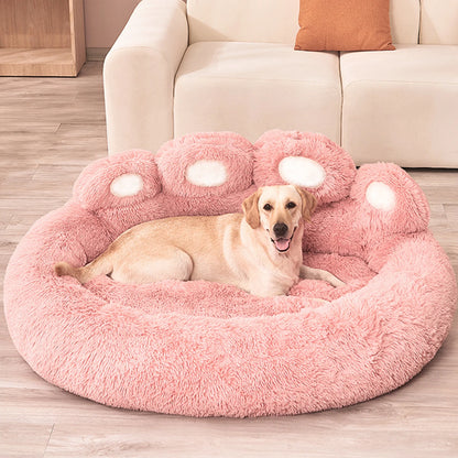 Fluffy Dog Winter Warm Sofa Bed