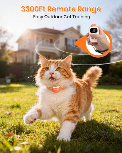 1000m Range Ultra-Small Cat Training Collar