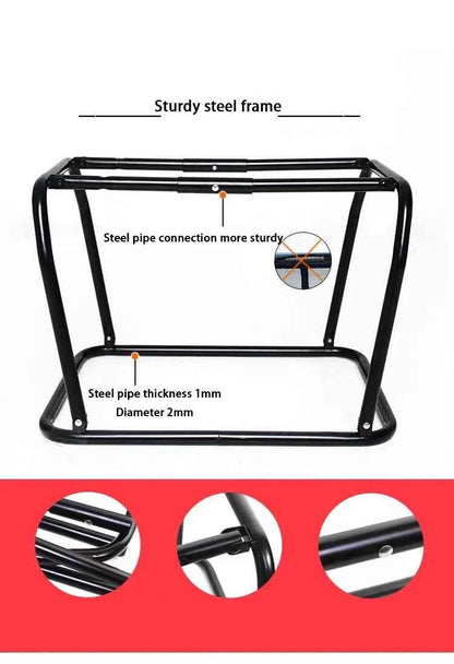 Soft Dog Crates Kennel for Pets 3 Door Soft Sided Folding Travel Pet Car Carrier with Straps and Mat for Dogs, Cats, Rabbits