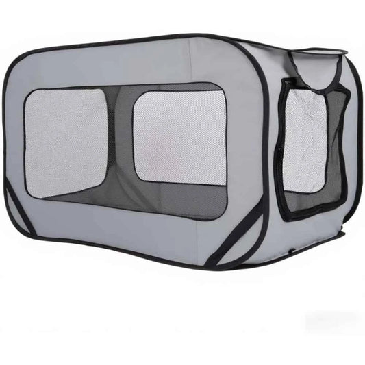 Foldable kennel portable dog box, pop-up indoor/outdoor pet cage, and car seat travel bed suitable for large dogs