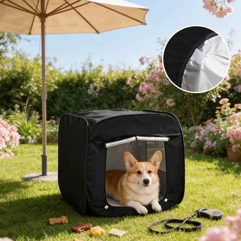 2026 Portable Foldable Extra Large Pet Tent Multi-Functional Outdoor Travel Cage for Cat Dog Easy Operation Pet Shelter Storage