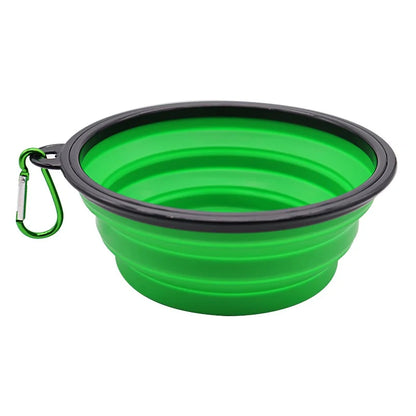 Portable Silicone Food & Water Bowl for Pets