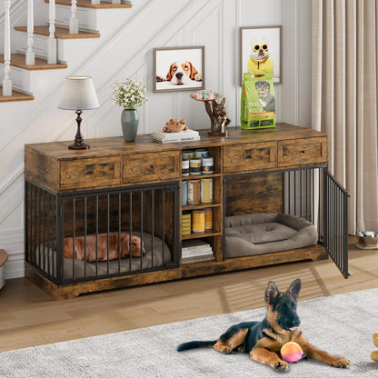 Large Double Dog Crate