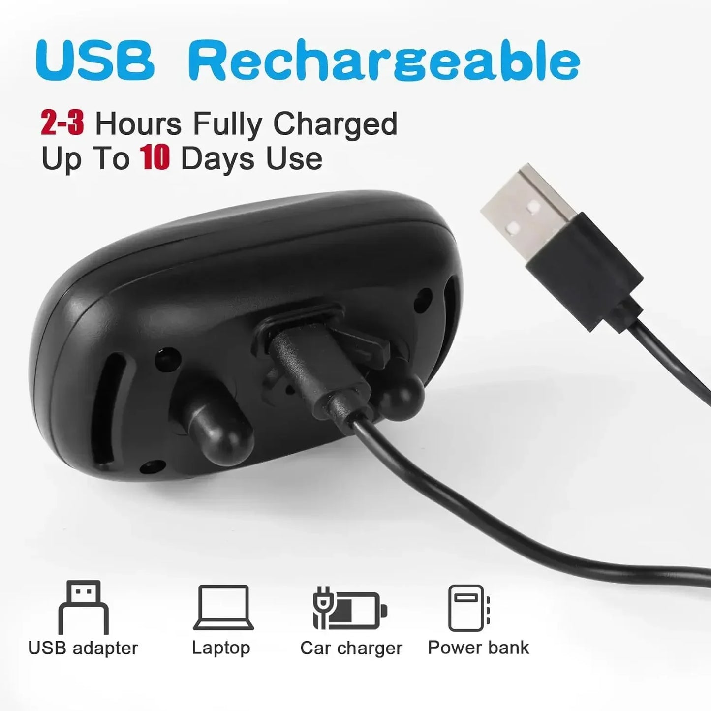 USB Rechargeable Dogs Training Anti-Bark Collar