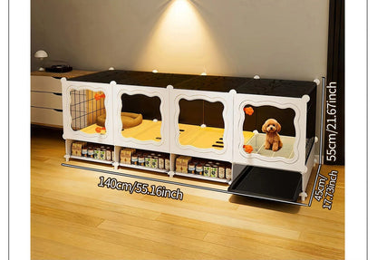 Pet Cage with Pull-Out Tray