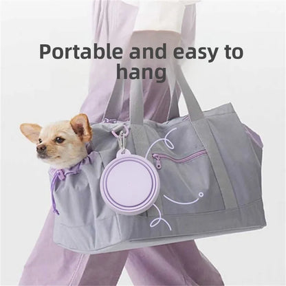 Collapsible Travel Portable Foldable Silicone Pet Bowl
