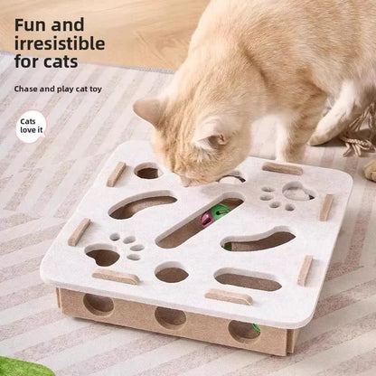 Cat Puzzle Felt Puzzle Box