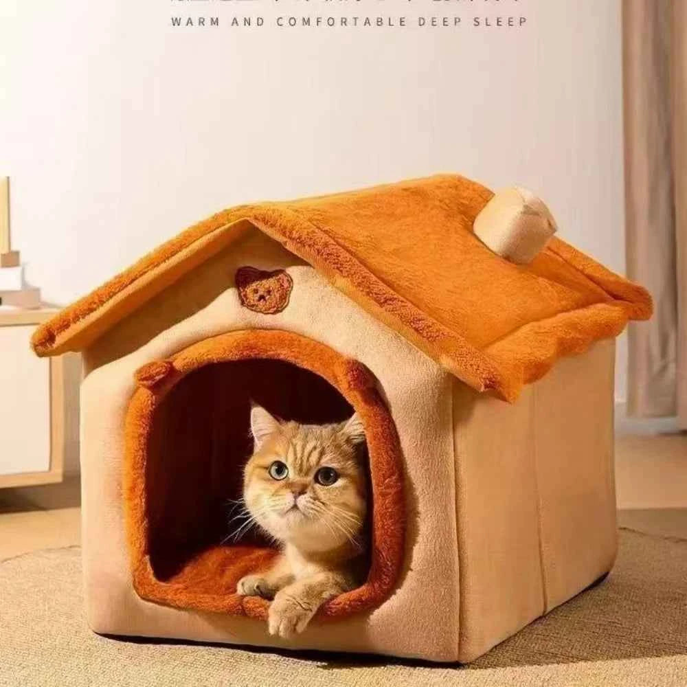 Teddy Winter Warm Cat Dog House
