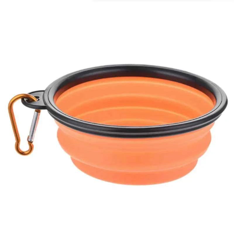 Portable Silicone Food & Water Bowl for Pets