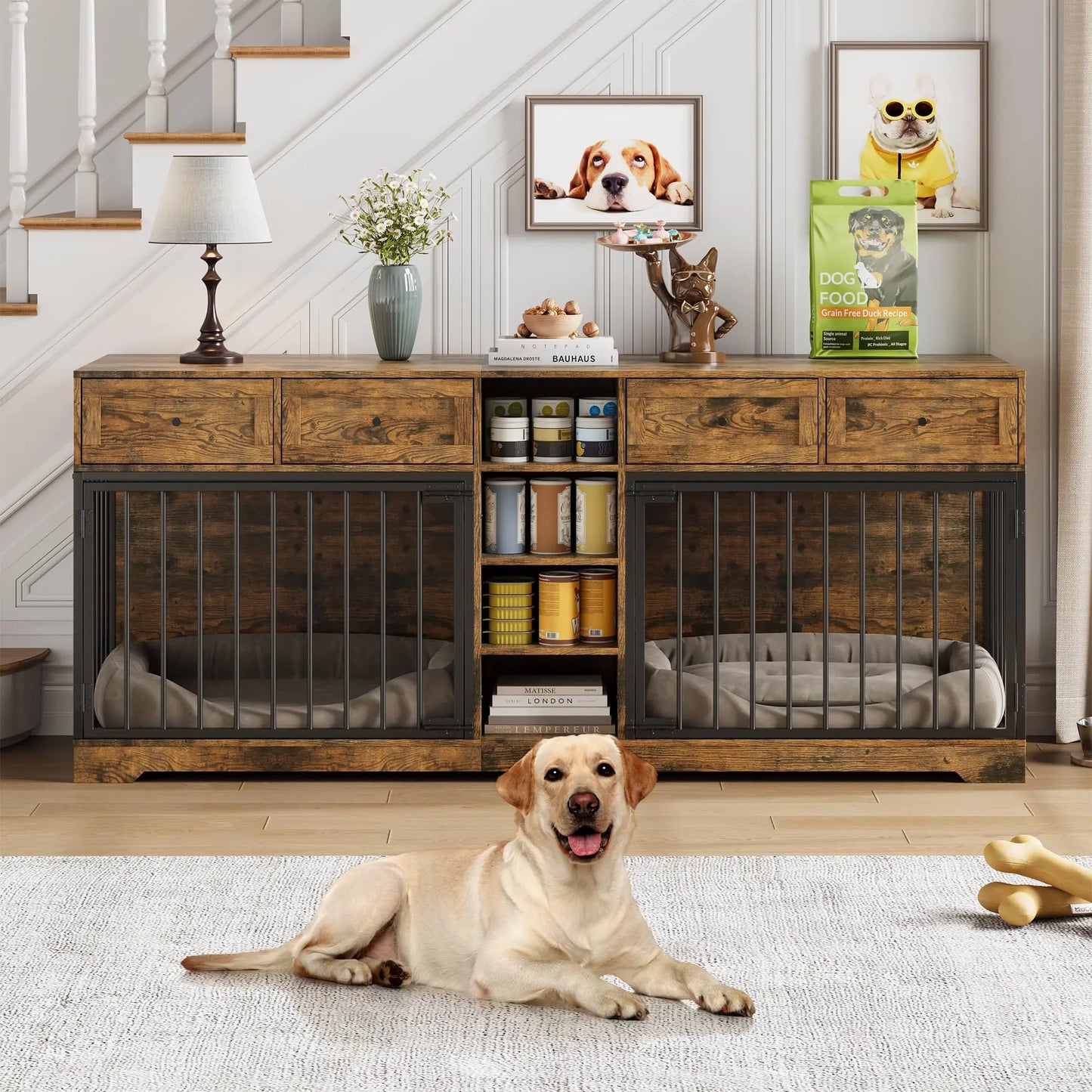Large Double Dog Crate