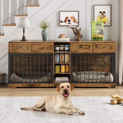 Large Double Dog Crate